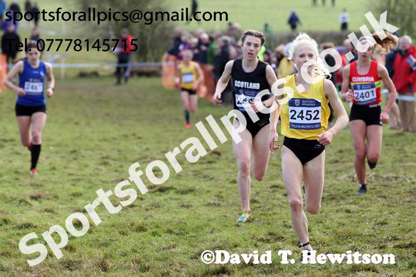 Womens under-20s 2019 British Athletics Inter Counties Cross Country, Prestwood Hall, Loughborough. Photo:  David T. Hewitson/Sports for All Pics